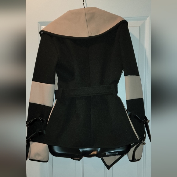 Back In Stock Wrap-Front Color Block Jacket - Picture 2 of 2